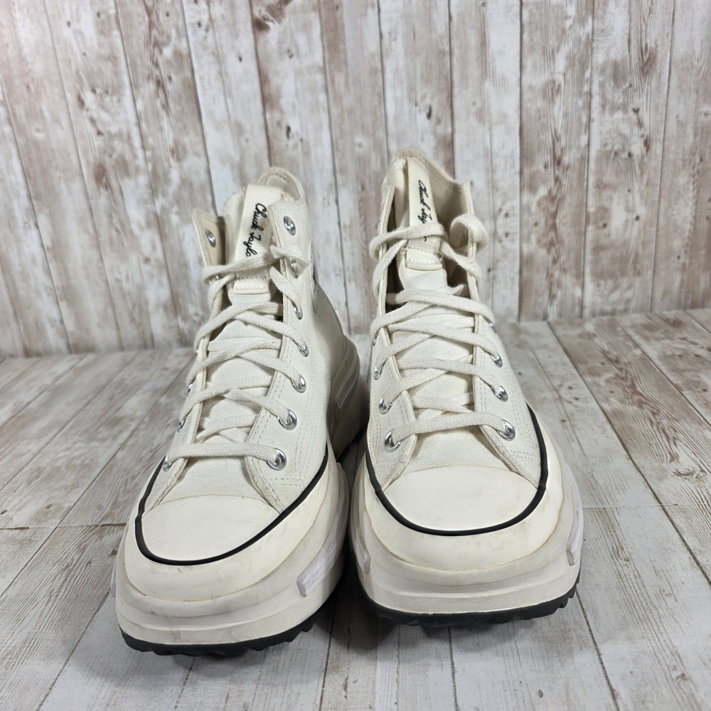 Converse Run Star Legacy CX High Top Egret Black A00868C Womens 8.5 Mens 7 - Picture 4 of 8
